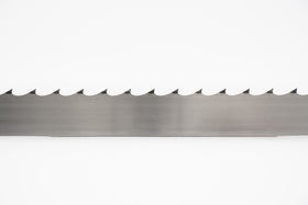 Single sample of 2" wide sawmill blade on a white background.